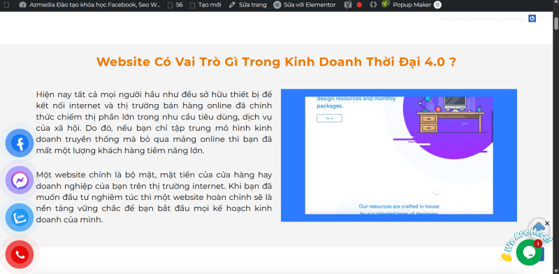 Khóa học Thiết kế Website 