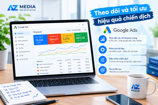 Khong gian toi uu Google Ads hien dai